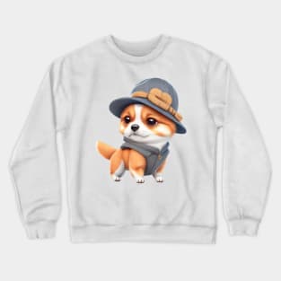 Cute Cartoon Puppy Dog | Kawaii Crewneck Sweatshirt